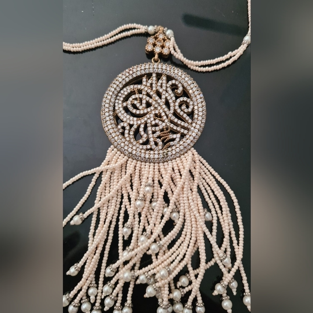 A Beaded long necklace - Picture 3 of 6